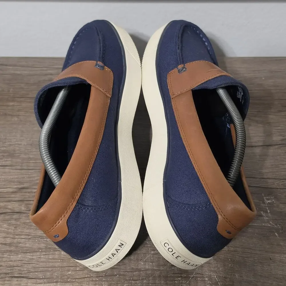 Cole Haan Nantucket 2.0 Men's Slip-On Penny Loafers Shoes Size 11.5 Blue
